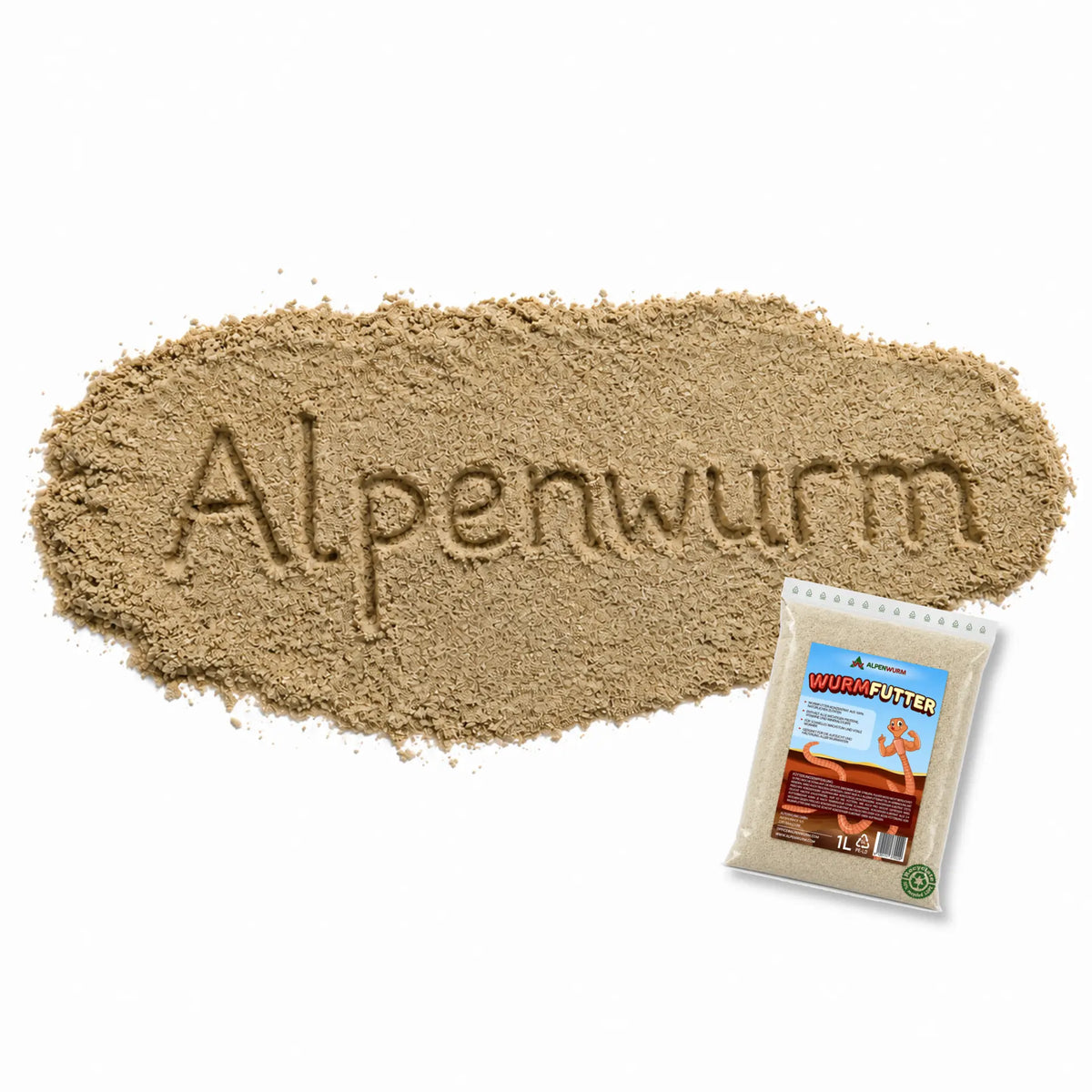 Aliment pour vers - aliment concentré pour vers 1 litre