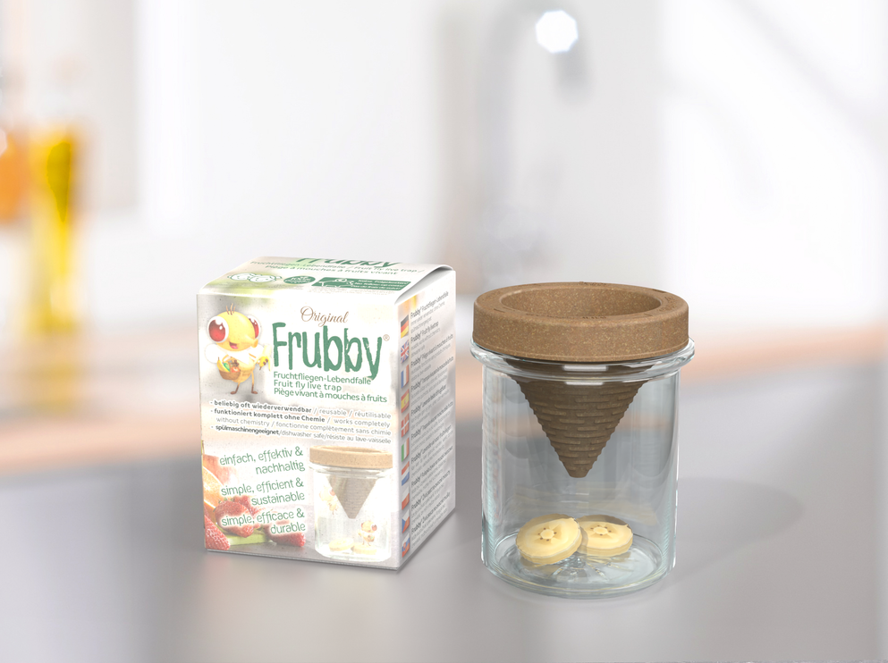 Frubby - piège vivant contre les mouches des fruits