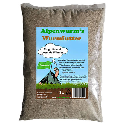 Aliment pour vers - aliment concentré pour vers 1 litre